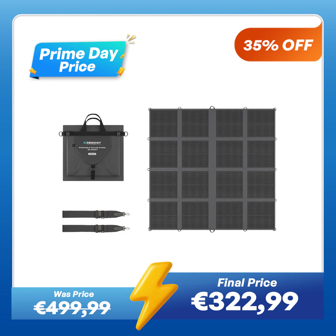 Renogy 400W Portable Solar Panel Suitcase